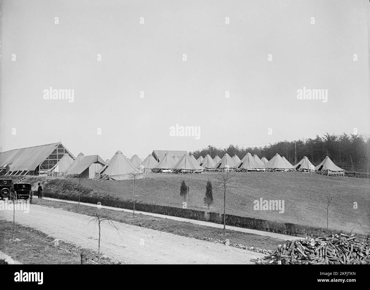 Woman's National Service School, Under Woman's Section, Navy League, Camp; General View, 1916. Stockfoto