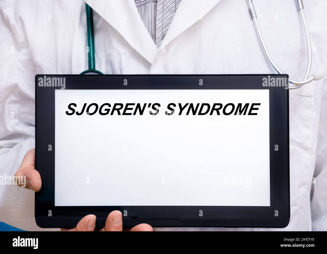 Sjogren-Syndrom, konzeptuelles Bild Stockfoto