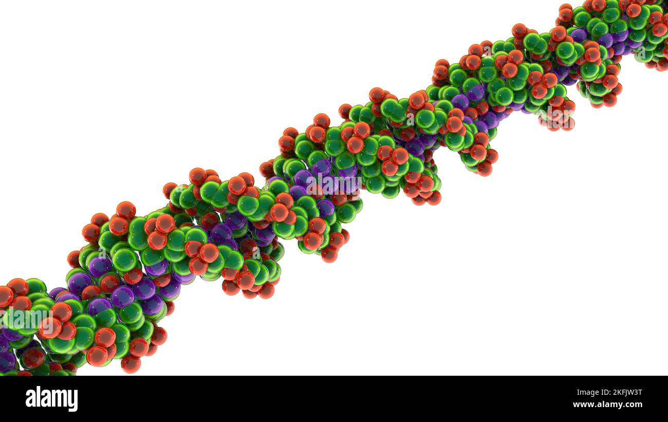 DNA-Molekül, Abbildung Stockfoto