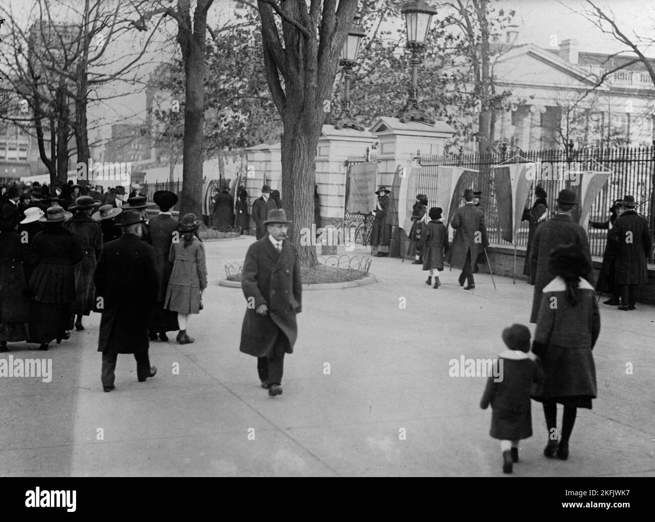 Frauenwahlrecht - Streikparade, 1917. Stockfoto