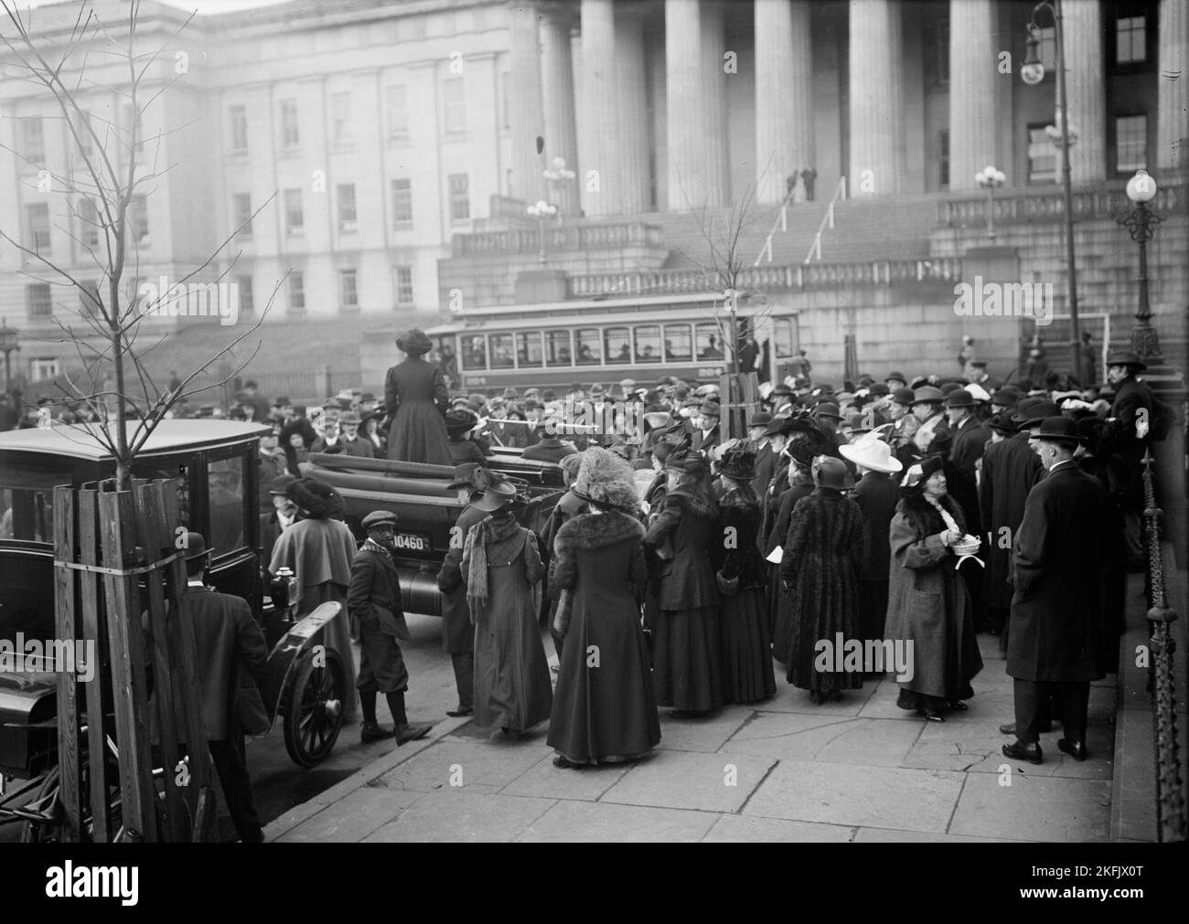 Frauenwahlrecht - Werbeparade, 1913. Stockfoto