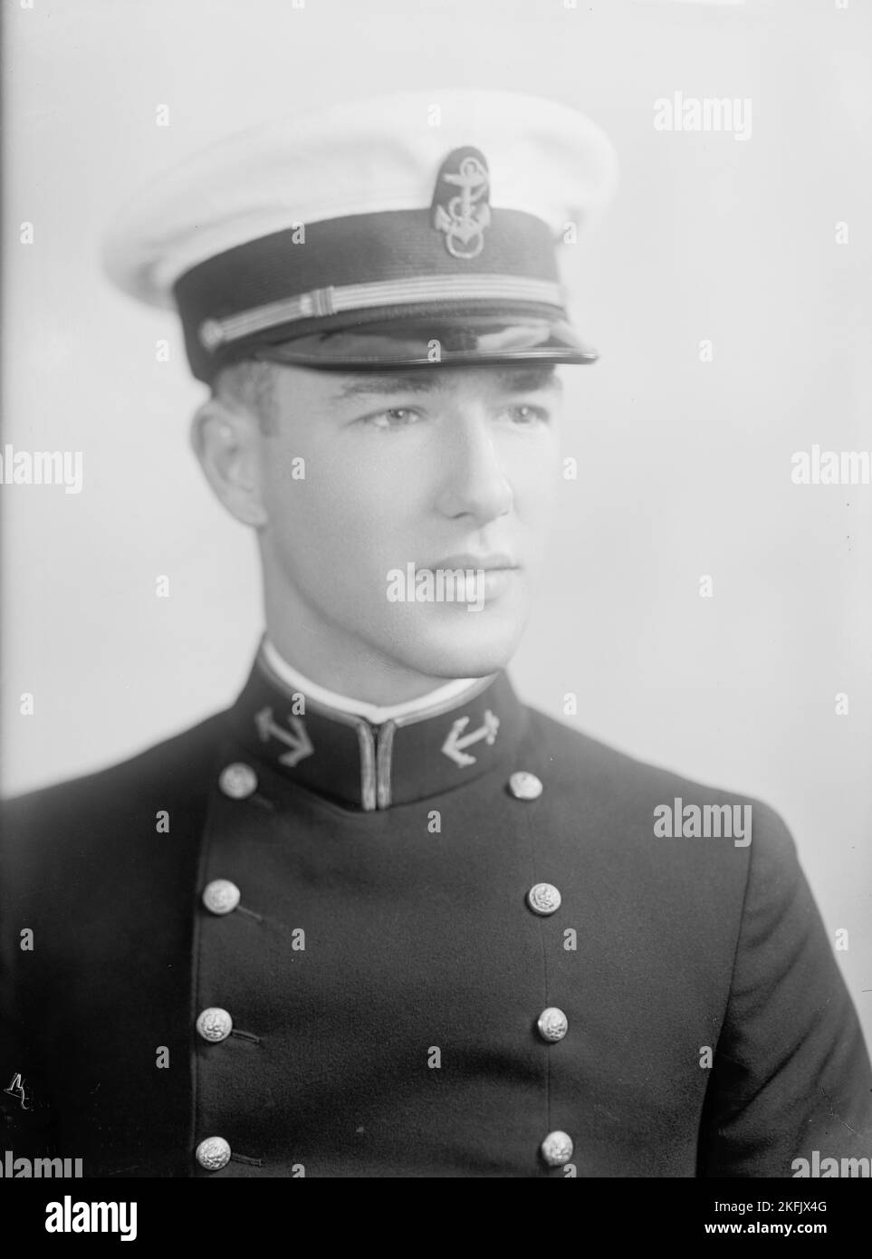 Whitmyre, George R., Midshipman - Porträt, 1933. Stockfoto