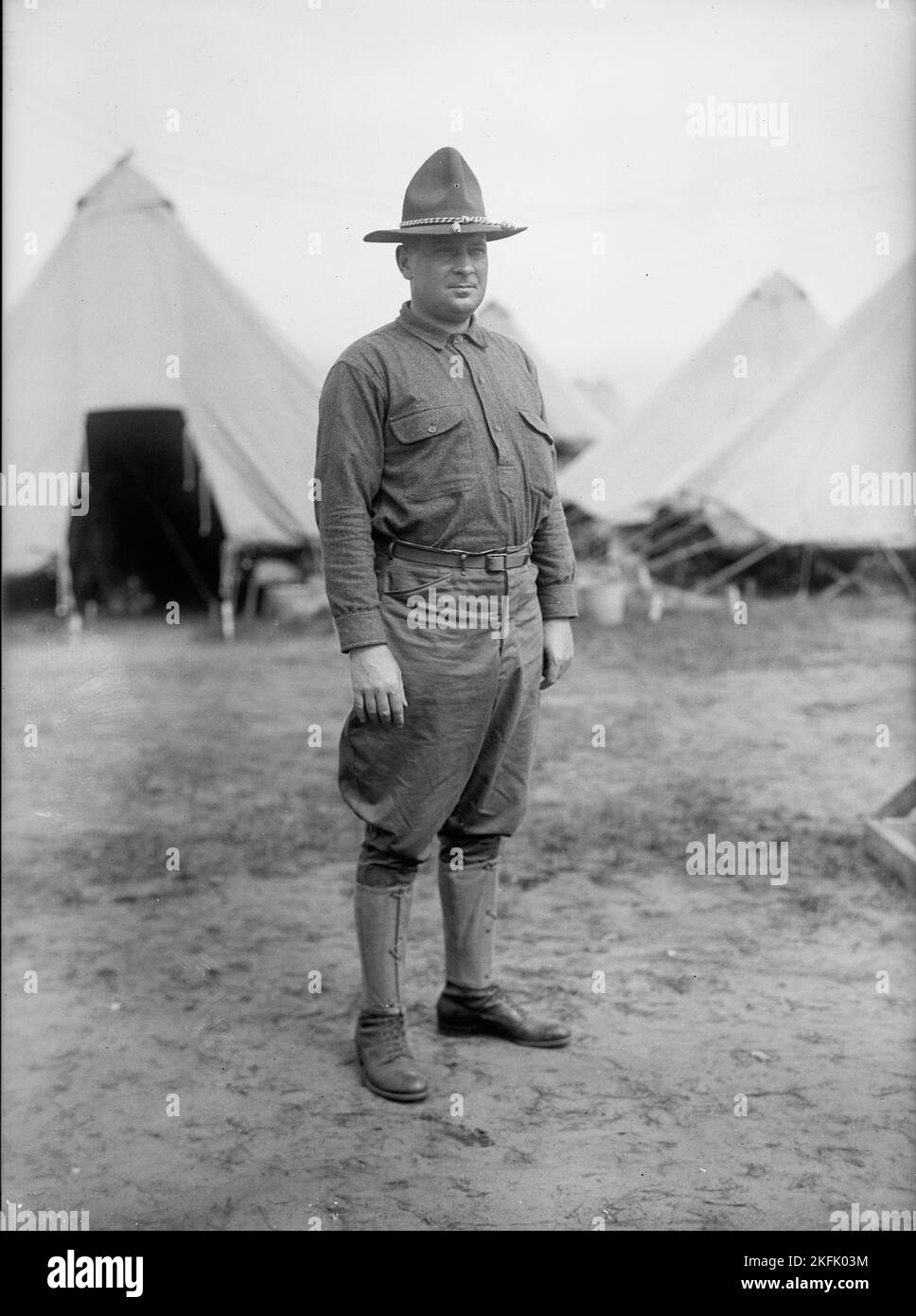 Schulungslager Für Offiziere Der Reserve Von Plattsburg - Phil Patchin, 1916. Stockfoto