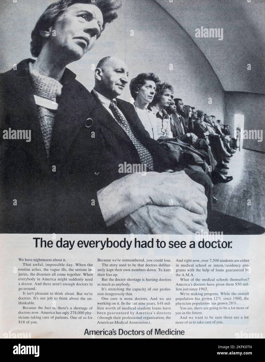 Vintage 18 Juni 1971 Anzeige des Magazins „Life“, USA Stockfoto