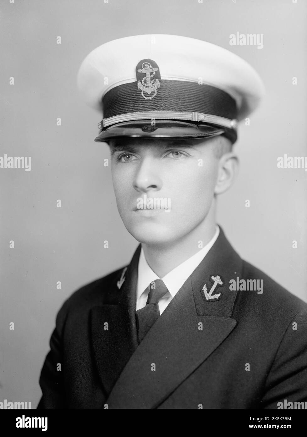 Leith, Harold G., Midshipman - Portrait, 1933. Stockfoto