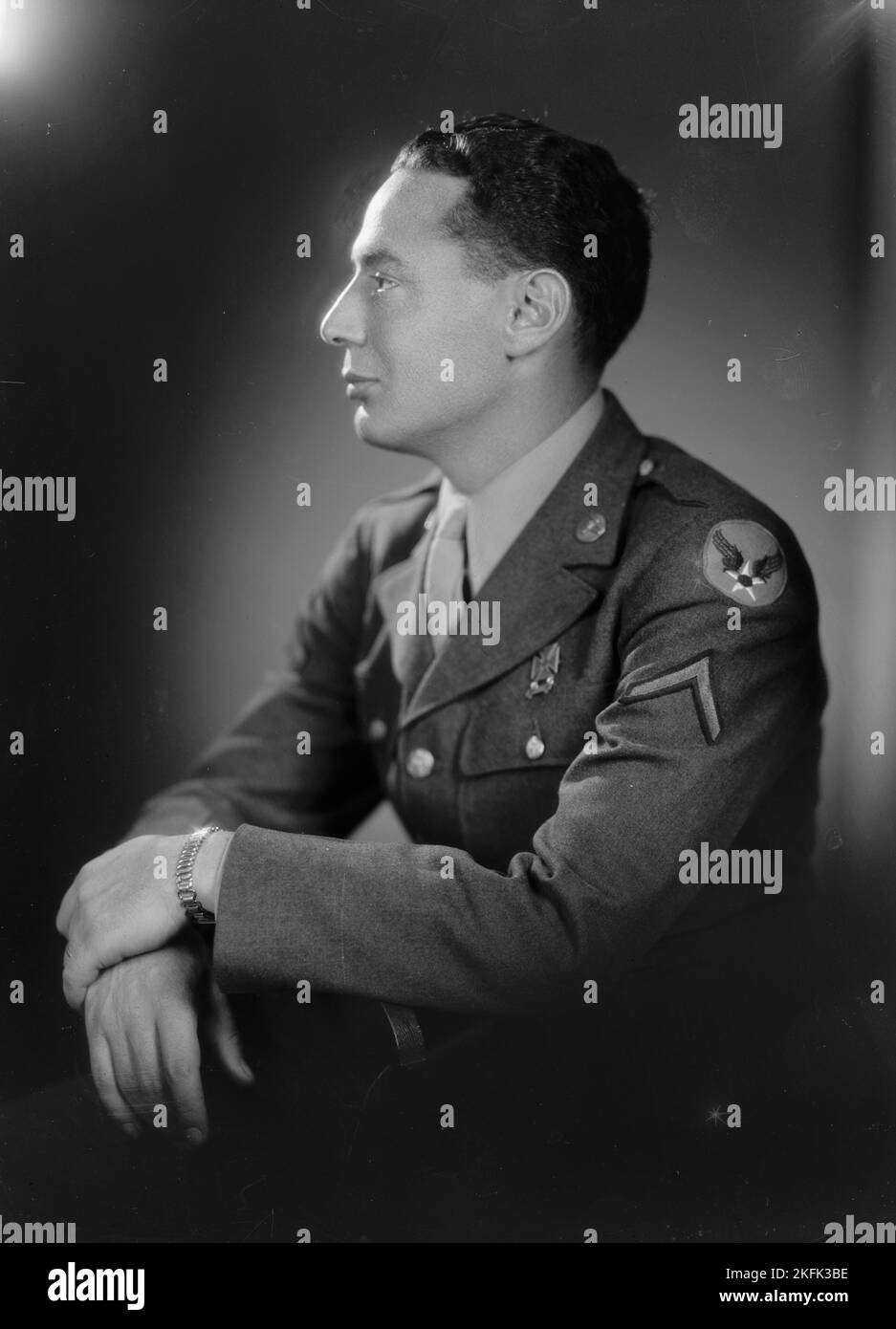 Kaiser, Henry - Porträt, 1943. Stockfoto