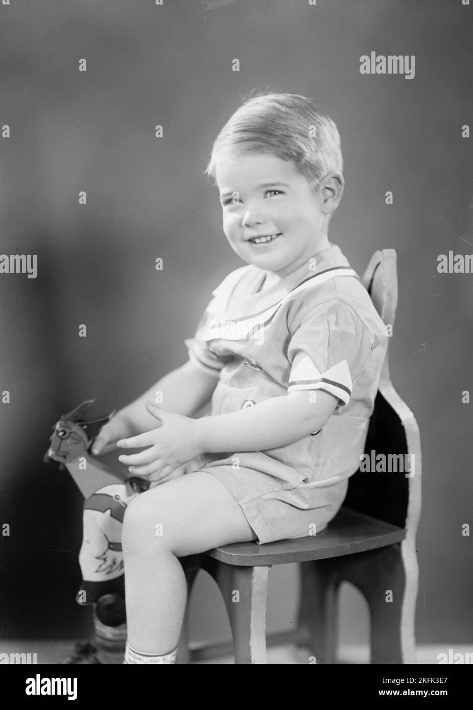 Johnson, Donald R. - Porträt, 1935. Stockfoto