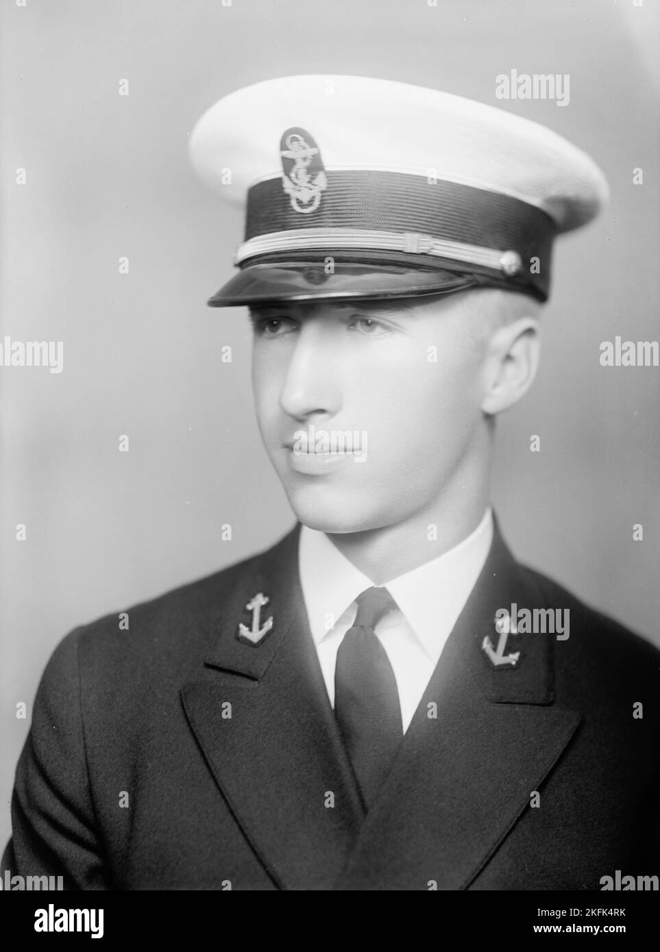 Hansen, Widmer Case, Midshipman - Porträt, 1933. Stockfoto