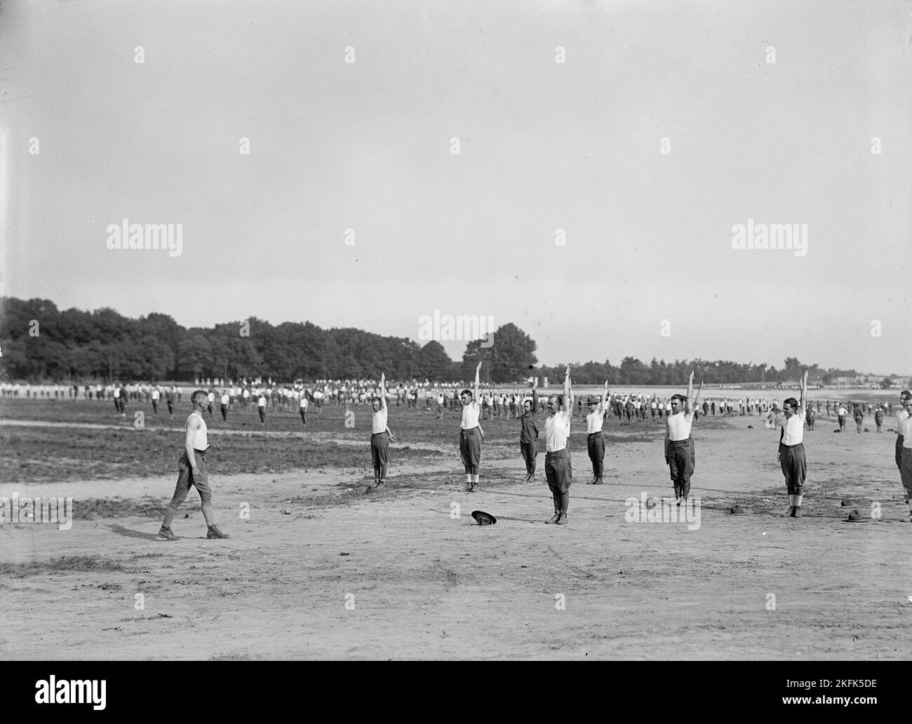 Fort Myer Offiziersausbildungslager, 1917. Stockfoto