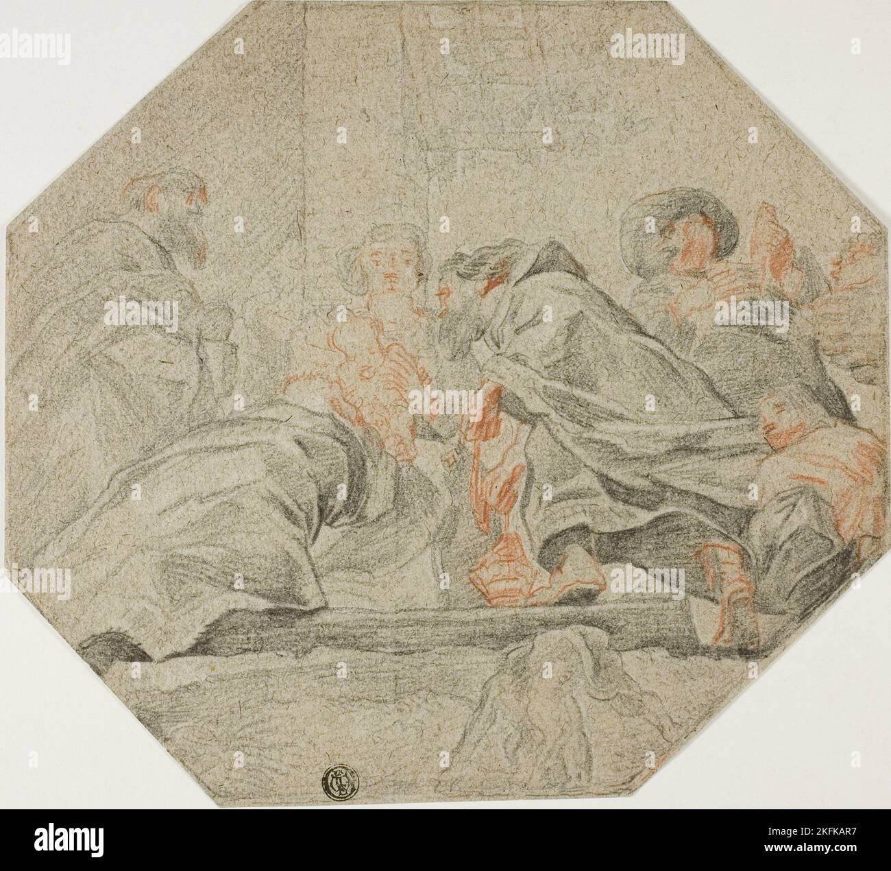 Anbetung der Könige, n.d. Möglicherweise nach Peter Paul Rubens. Stockfoto