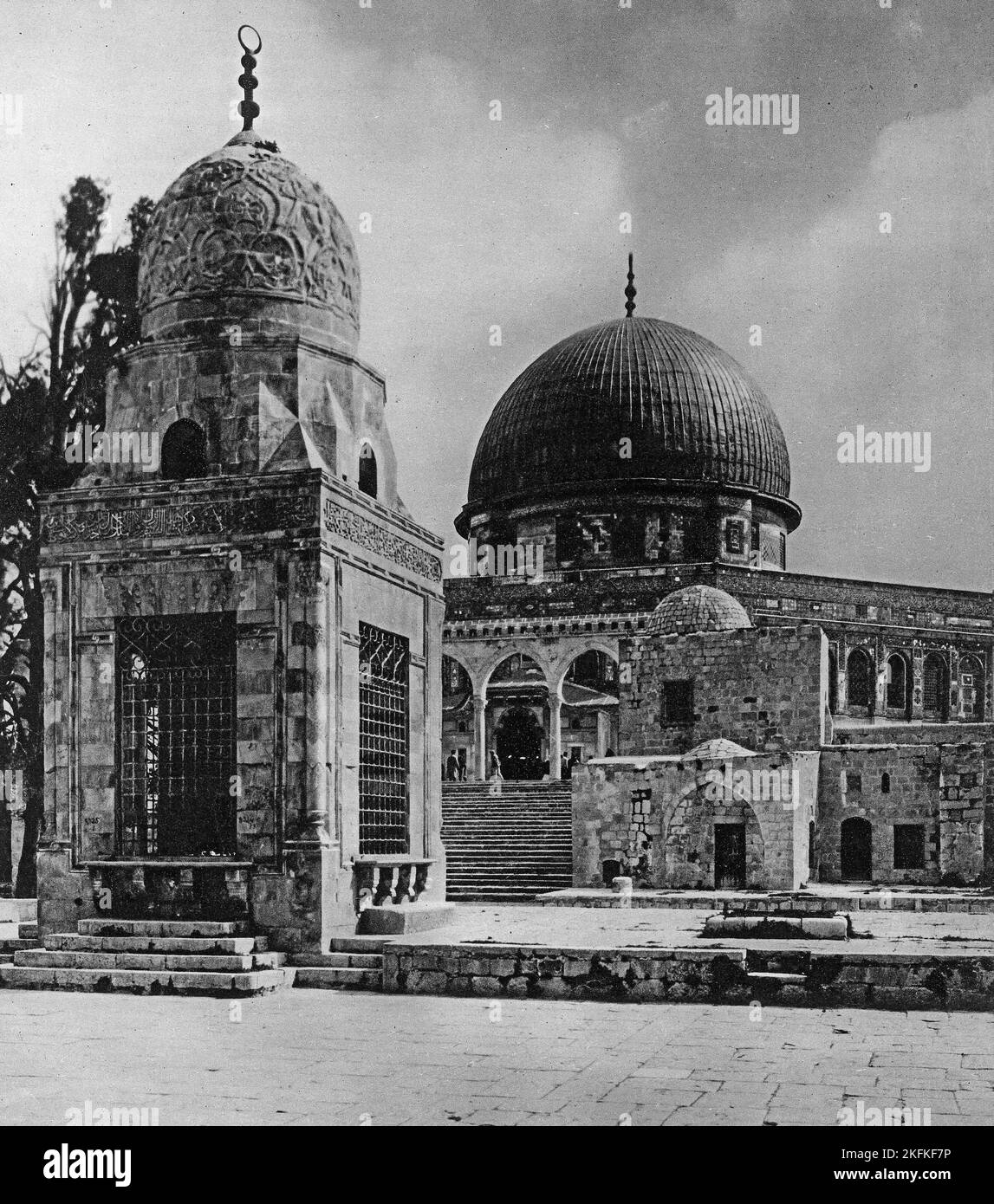 Die Moschee von Omar in Jerusalem, auf dem Cover der Bilderziehung, November 1929, Stockfoto