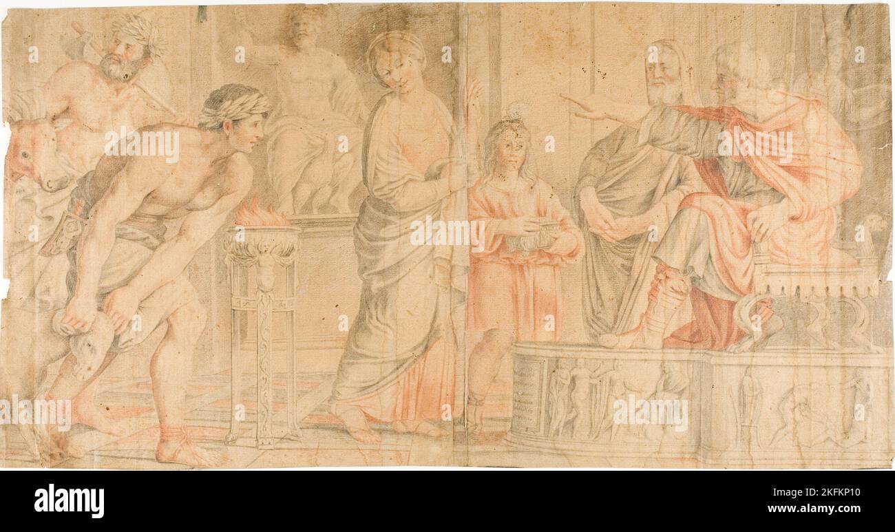 Verurteilung der heiligen Cecilia, nach 1616. Stockfoto