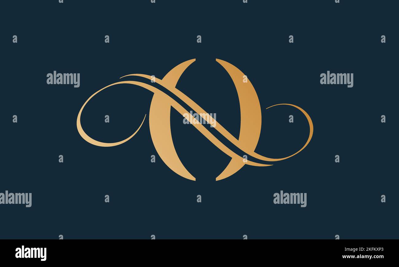 Luxuriöse Buchstaben-o-Logo-Vorlage in Goldfarbe. Modernes, trendiges Initial-Luxus-Logo im Buchstaben-Design. Royal Premium Letter o Logo Design Vektor Vorlage. Stock Vektor