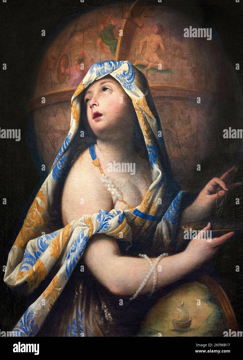 Urania - olio su tela - Pietro Ricchi - XVII secolo - Padova, Musei Civici agli Emeritani Stockfoto