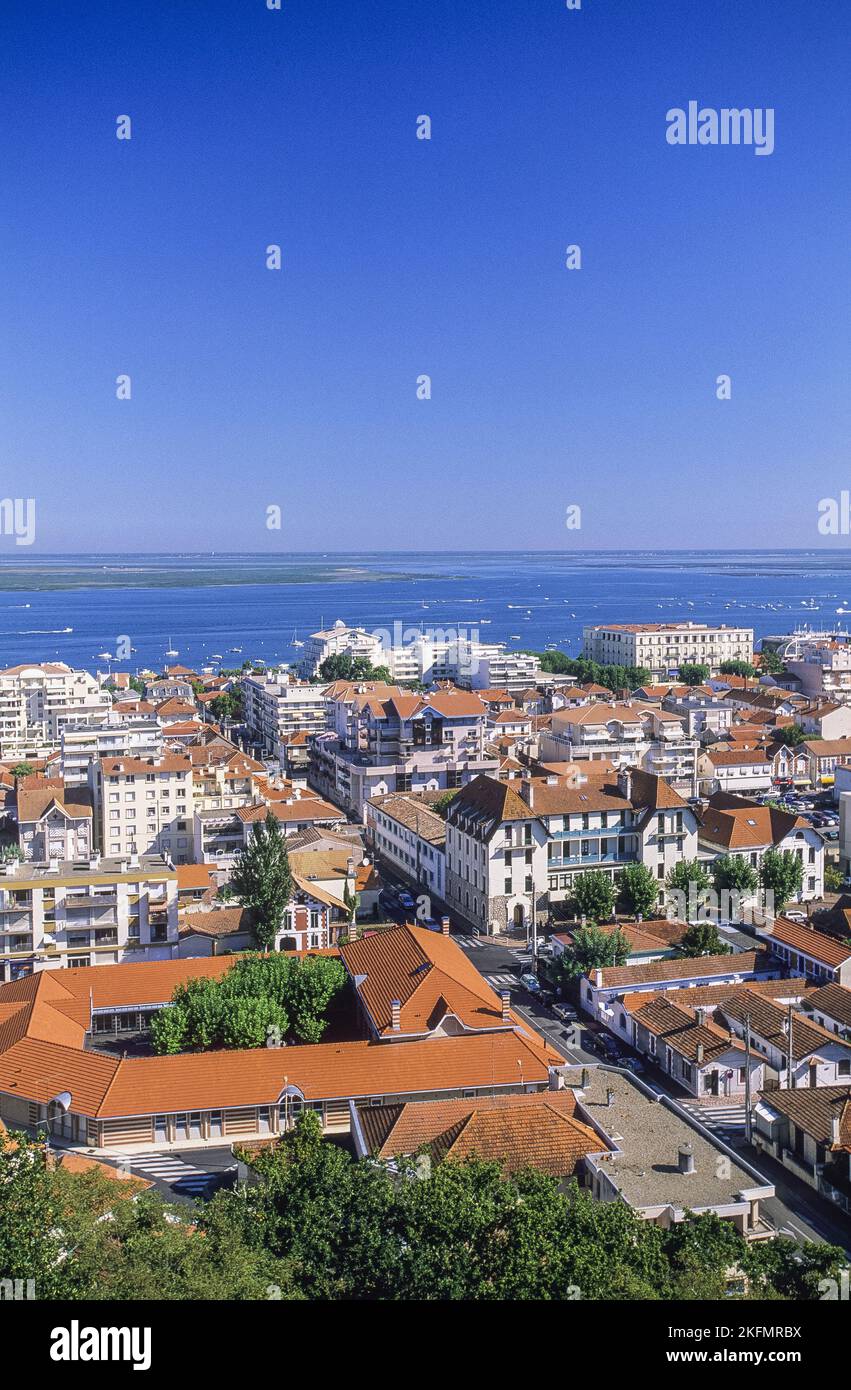 Frankreich. Aquitaine. Gironde (33). Bassin d’Arcachon. Die Stadt