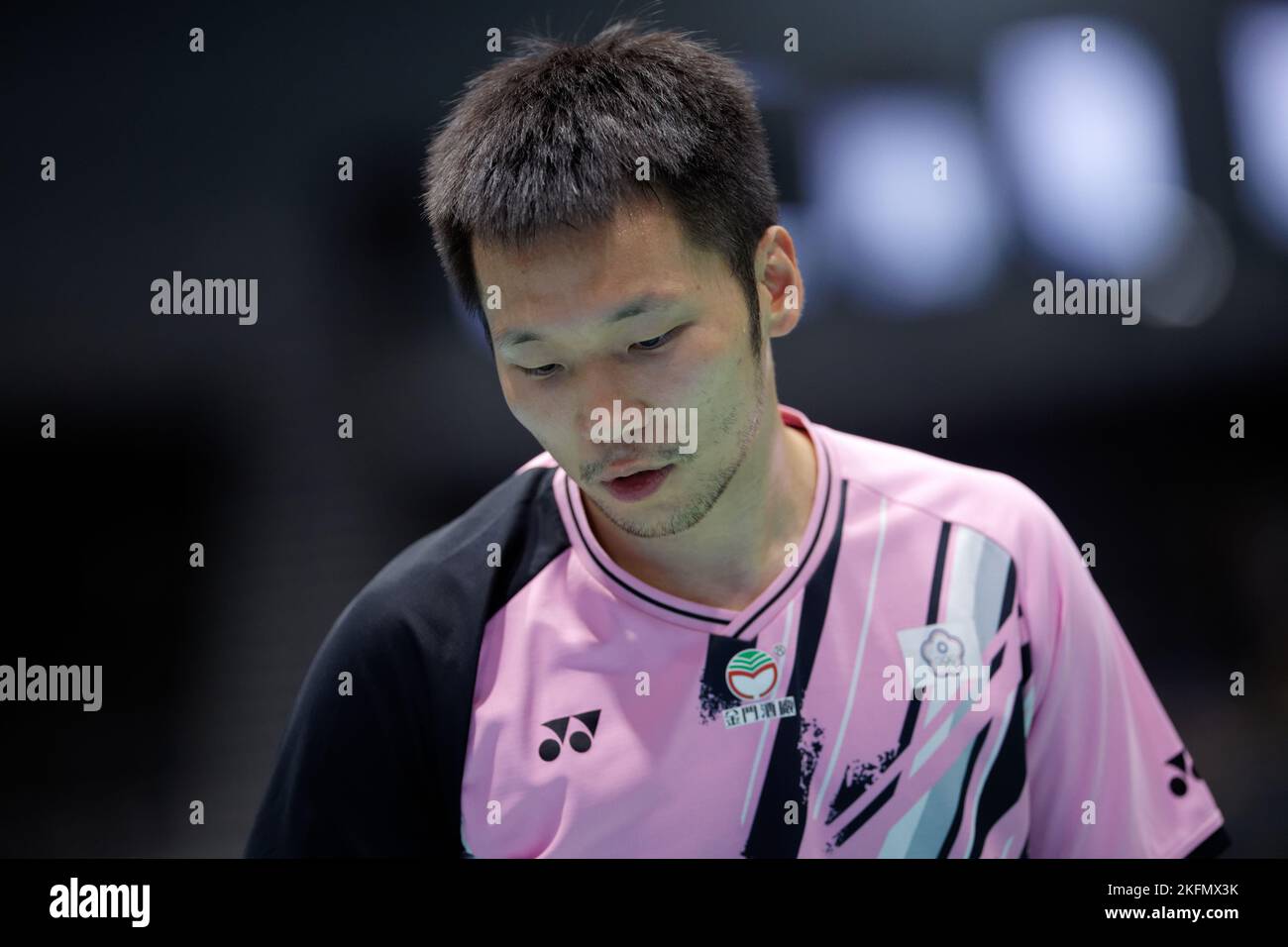 SYDNEY, AUSTRALIEN - 17. NOVEMBER: Yang Lee von Taipei in Aktion beim gemischten Doppelspiel zwischen Japan und Taipei am 17. November 2022 im Quaycenter in Sydney, Australien Stockfoto
