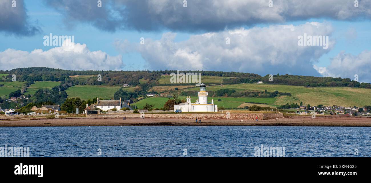 Chanonry Lighthouse, Fortrose, Black Isle, Ross Shire Stockfoto