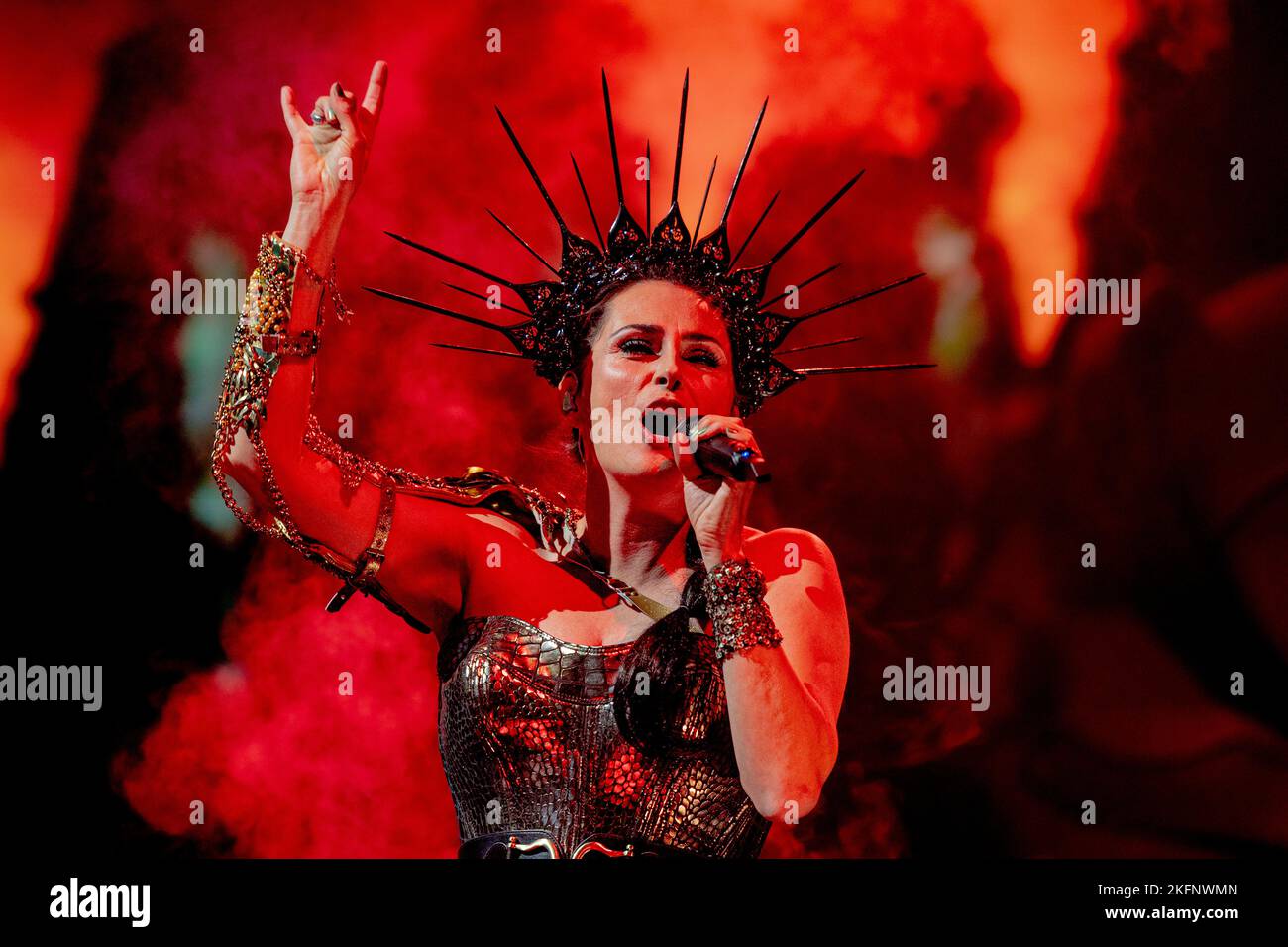 Italien 10 November 2022 Within Temptation live im Mediolanum Forum Assago © Andrea Ripamonti / Alamy Stockfoto