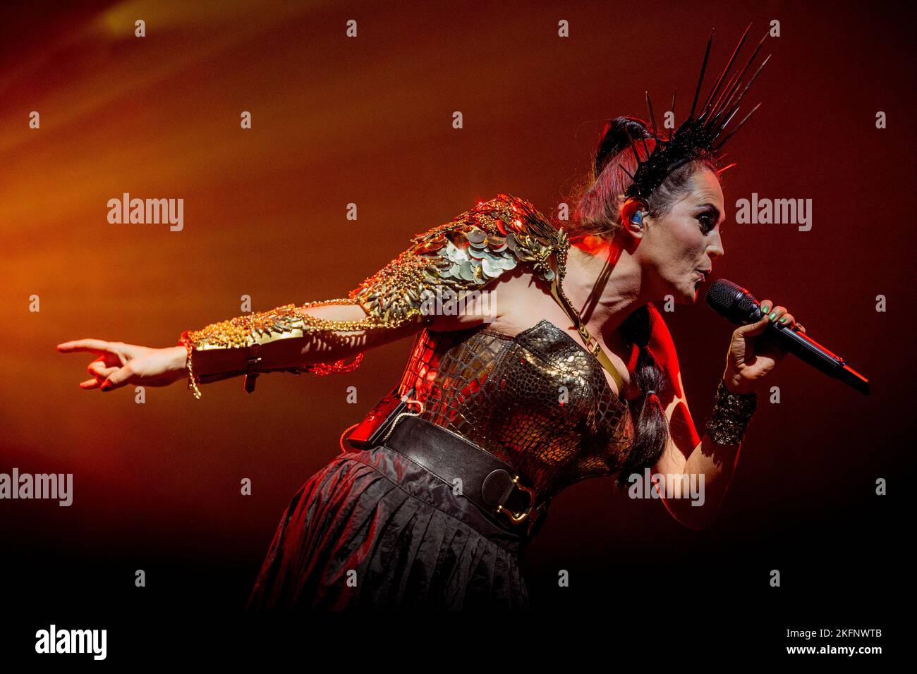 Italien 10 November 2022 Within Temptation live im Mediolanum Forum Assago © Andrea Ripamonti / Alamy Stockfoto