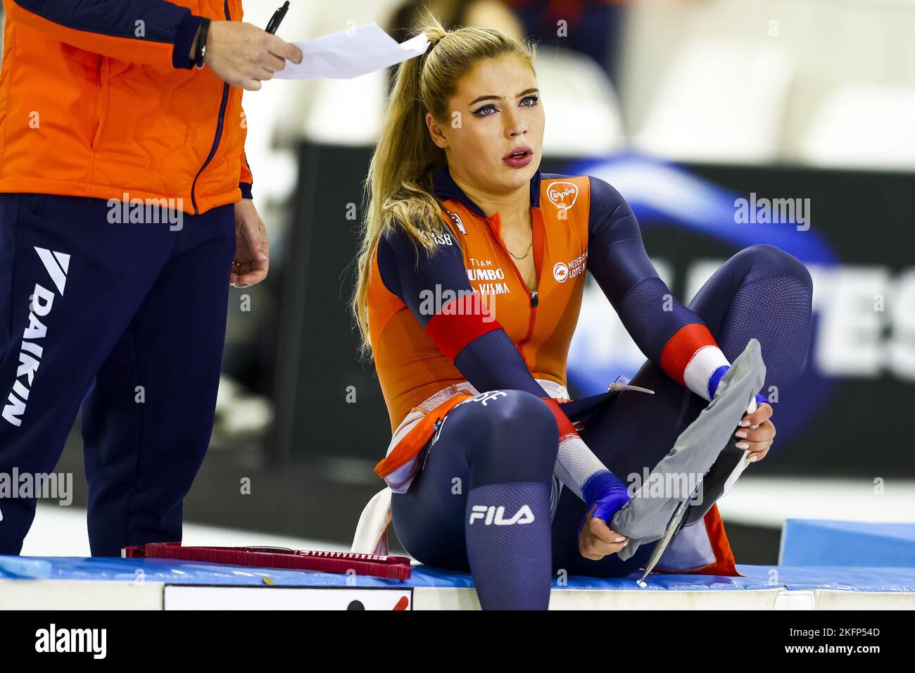HERENVEEN - Niederlande, 19/11/2022, HERENVEEN - Jutta Leerdam (NED ...