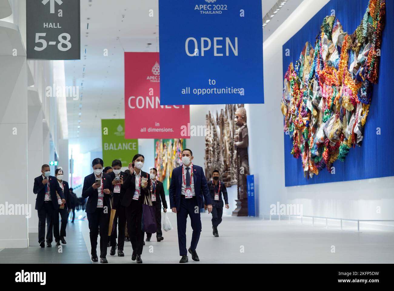 Die Asia-Pacific Economic Cooperation (APEC) 2022 findet im Queen Sirikit Convention Center in Bangkok, Thailand, statt. 17NOV22 SCMP/Sam Tsang Stockfoto