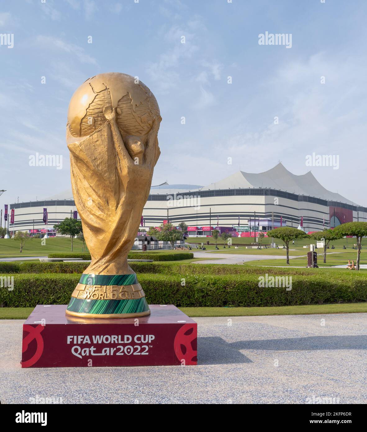 Doha, Katar November 11,2022 Das AlBayt Stadium ist ein