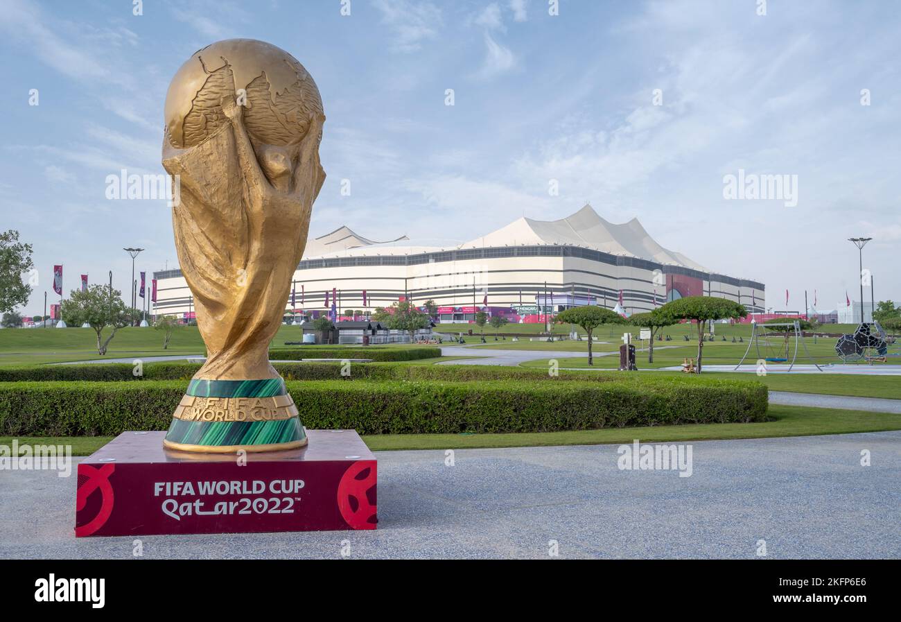 Doha, Katar November 11,2022 Das AlBayt Stadium ist ein