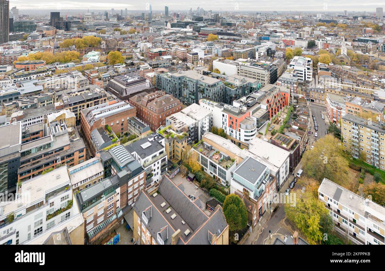 Clerkenwell ist eine Gegend im Zentrum von London, England Stockfoto