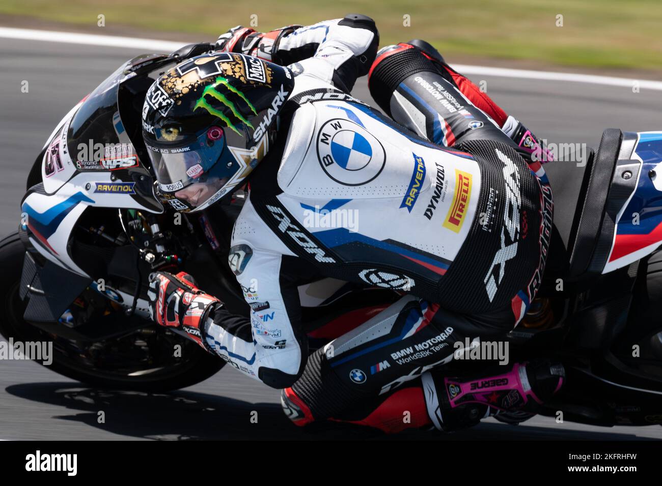 PHILLIP ISLAND, AUSTRALIEN - 20. NOVEMBER: Während der Superpole bei der FIM-Superbike-Weltmeisterschaft 2022 auf der Phillip Island Circuit am 20. November 2 Stockfoto