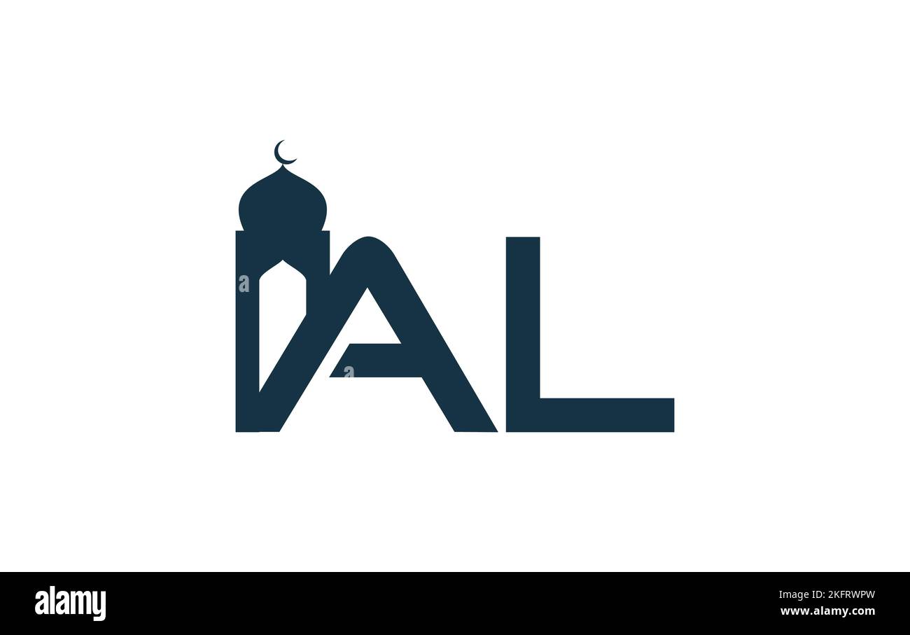 Islamische MoscheeLogo und MinarSymbol und SymbolDesignVektor mit