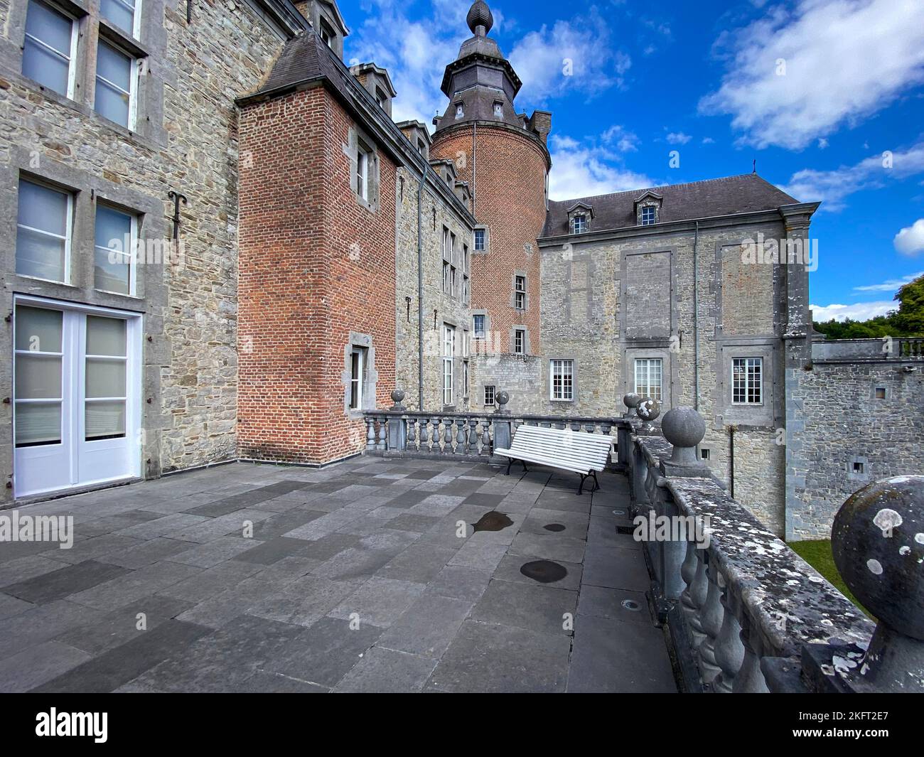 Château de Modave, Modave, Provinz Lüttich, Belgien Stockfoto