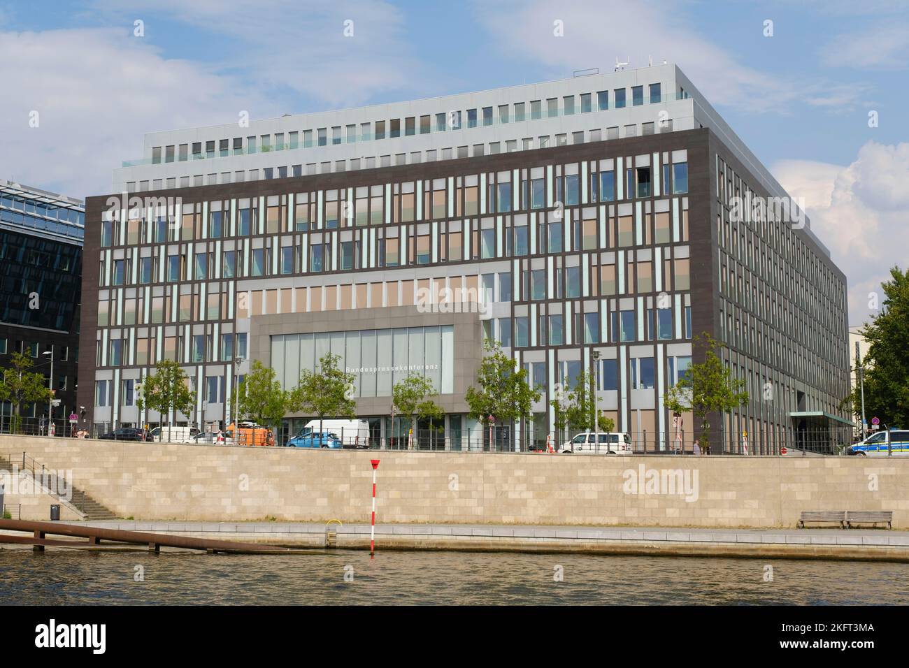 Gebäude der Bundespressekonferenz an der Spree, Berlin, Deutschland, Europa Stockfoto