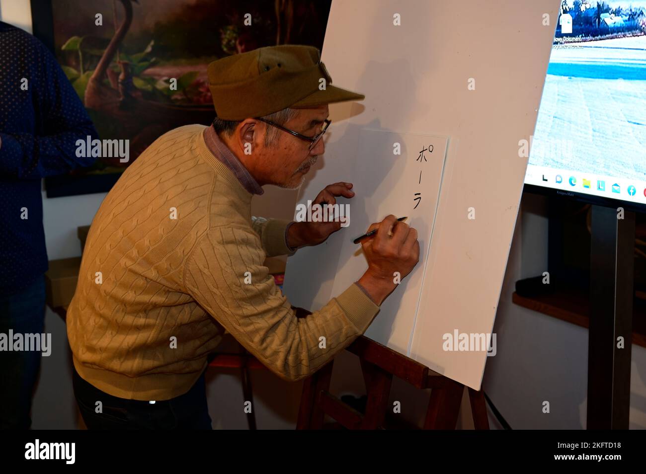 Hiroshi Kojima aka Keiun Naohiro beim JapanTag im LausitzMuseum