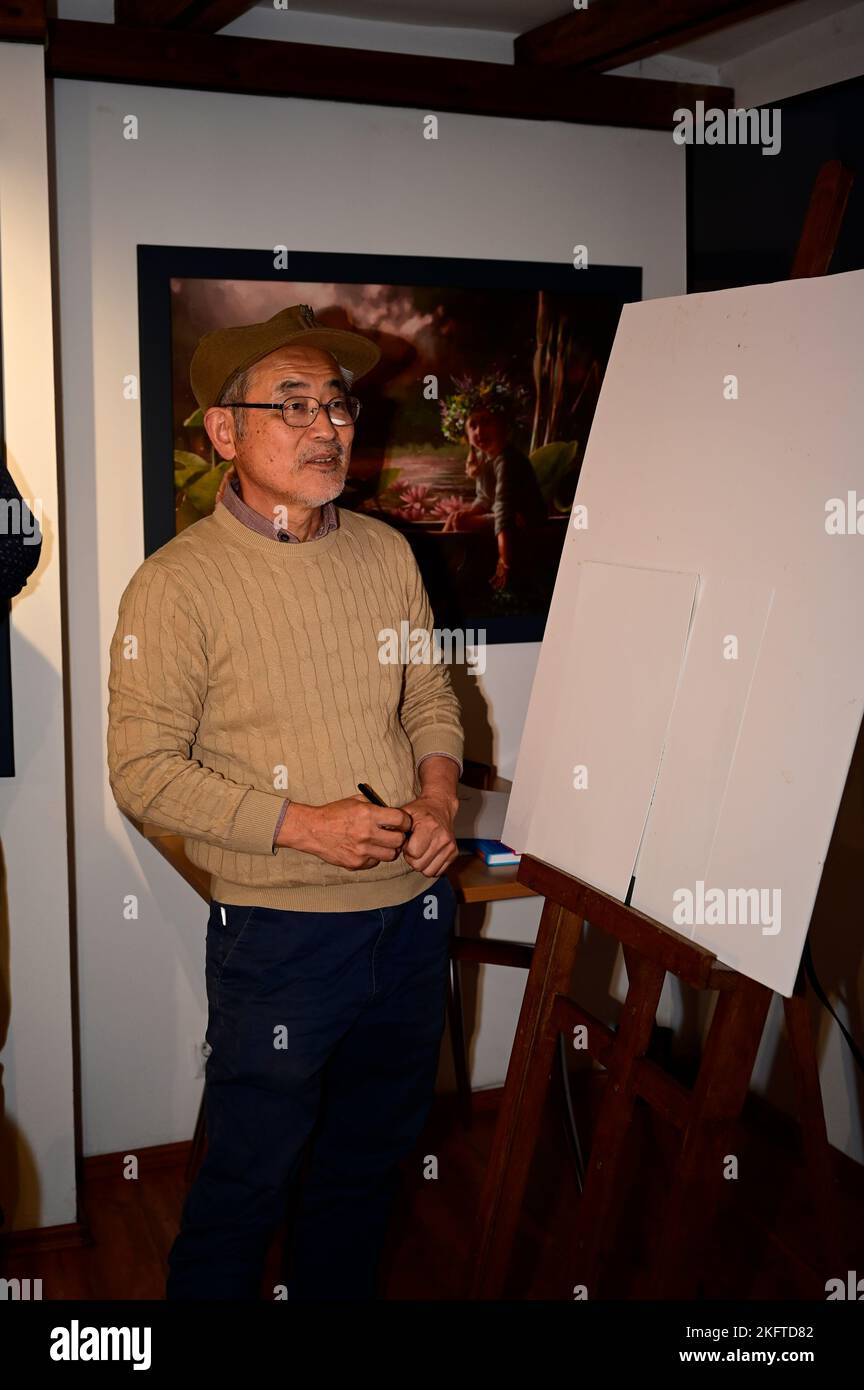 Hiroshi Kojima aka Keiun Naohiro beim JapanTag im LausitzMuseum