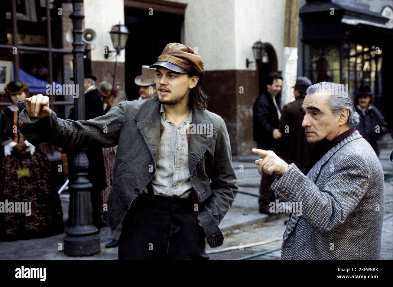 LEONARDO DICAPRIO, Martin Scorsese, GANGS OF NEW YORK, 2002 Stockfoto