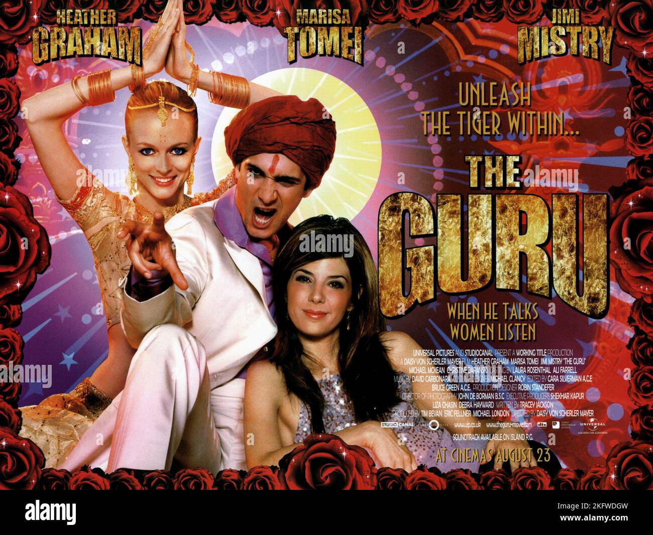 HEATHER GRAHAM, Marisa Tomei, JIMI MISTRY, der Guru, 2002 Stockfoto
