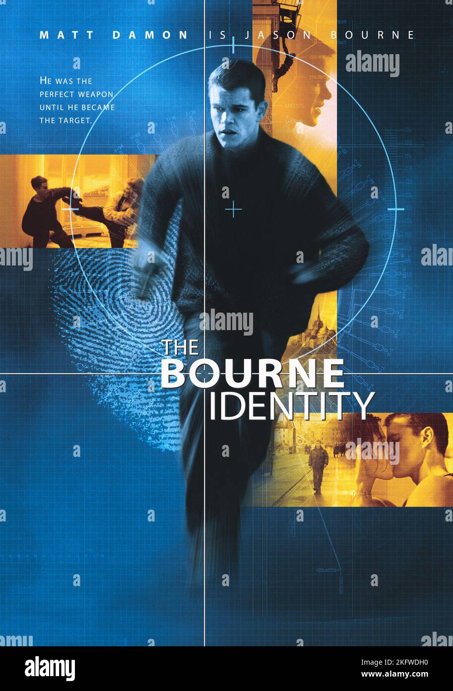 MATT DAMON, Die Bourne Identität, 2002 Stockfoto