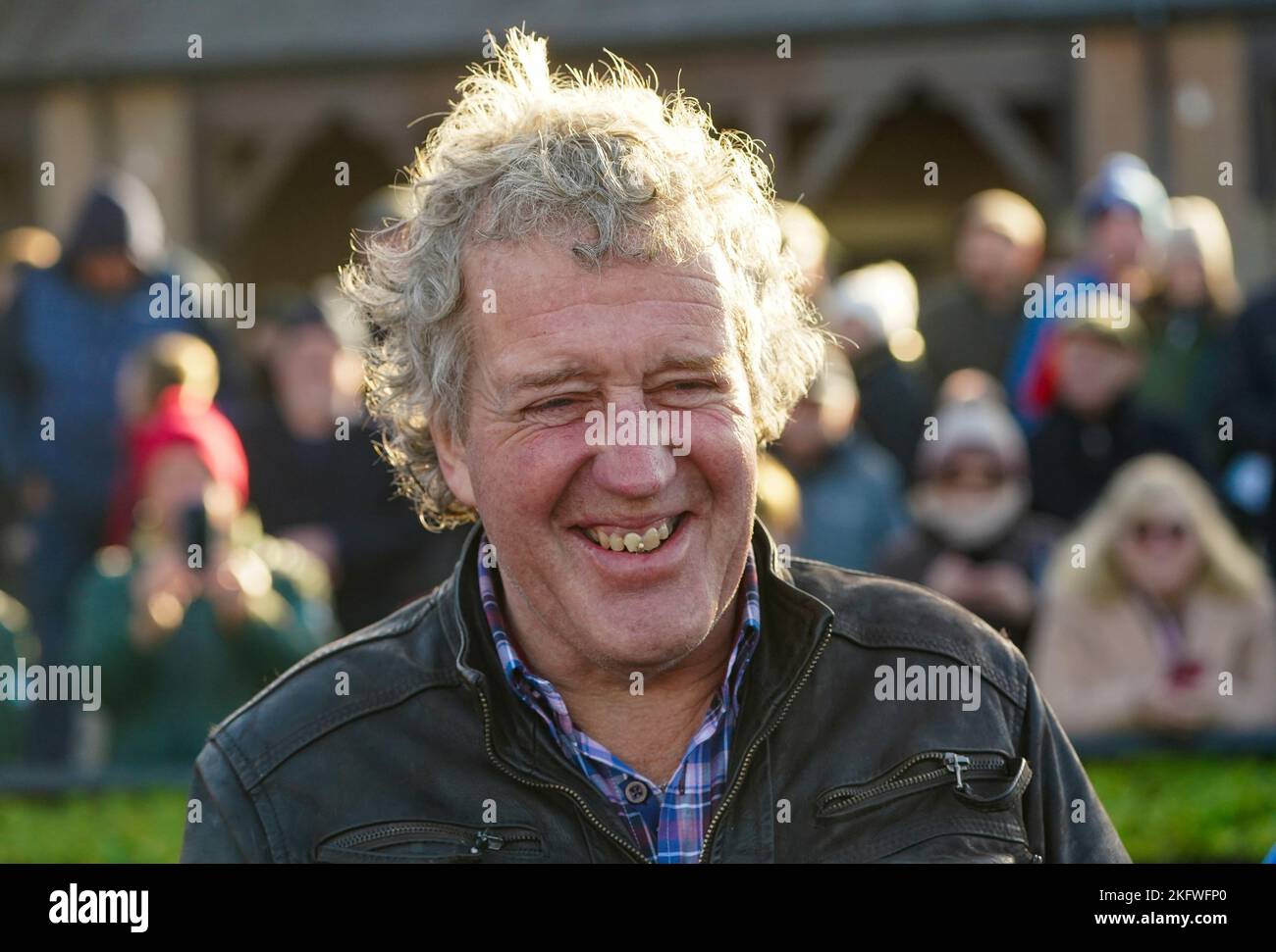 Robert Murphy, Trainer/Inhaber von Darrens Hope, nachdem er am 2. Tag des Winterfestivals auf der Pferderennbahn Punchestown Racecourse in Naas das Liam & Valerie Brennan Florida Pearl Novice Chase-Rennen gewonnen hat. Bilddatum: Sonntag, 20. November 2022. Stockfoto