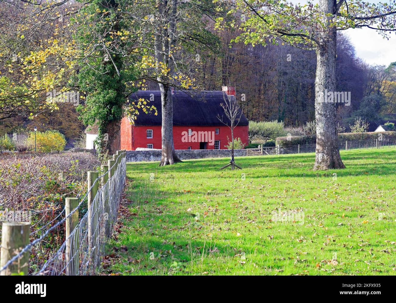Kennixton Bauernhaus, St. Fagans National Museum of Histor. Amgueddfa Werin Cymru. Aufgenommen Im November 2022. Herbst. Zym Stockfoto