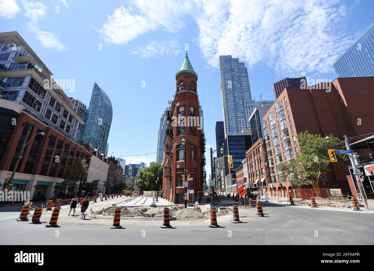 Flatiron-Gebäude in Toronto, Kanada Stockfoto