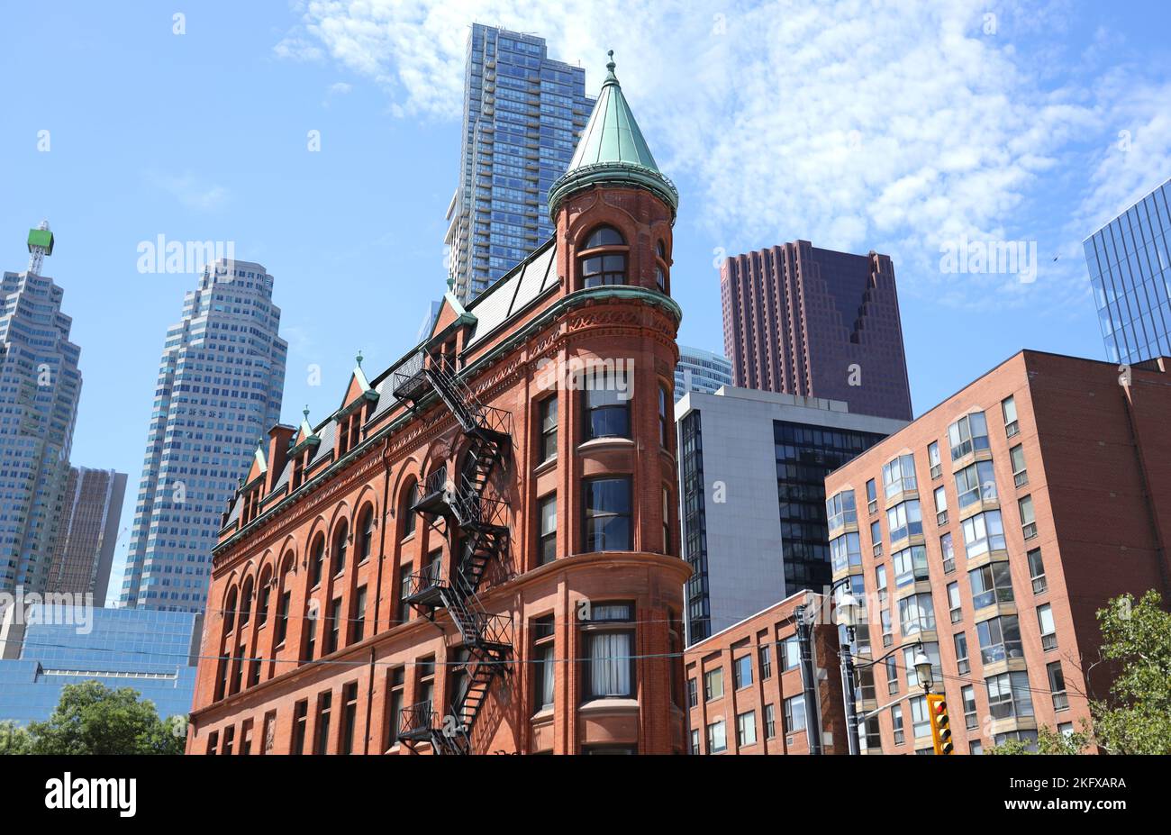 Flatiron-Gebäude in Toronto, Kanada Stockfoto