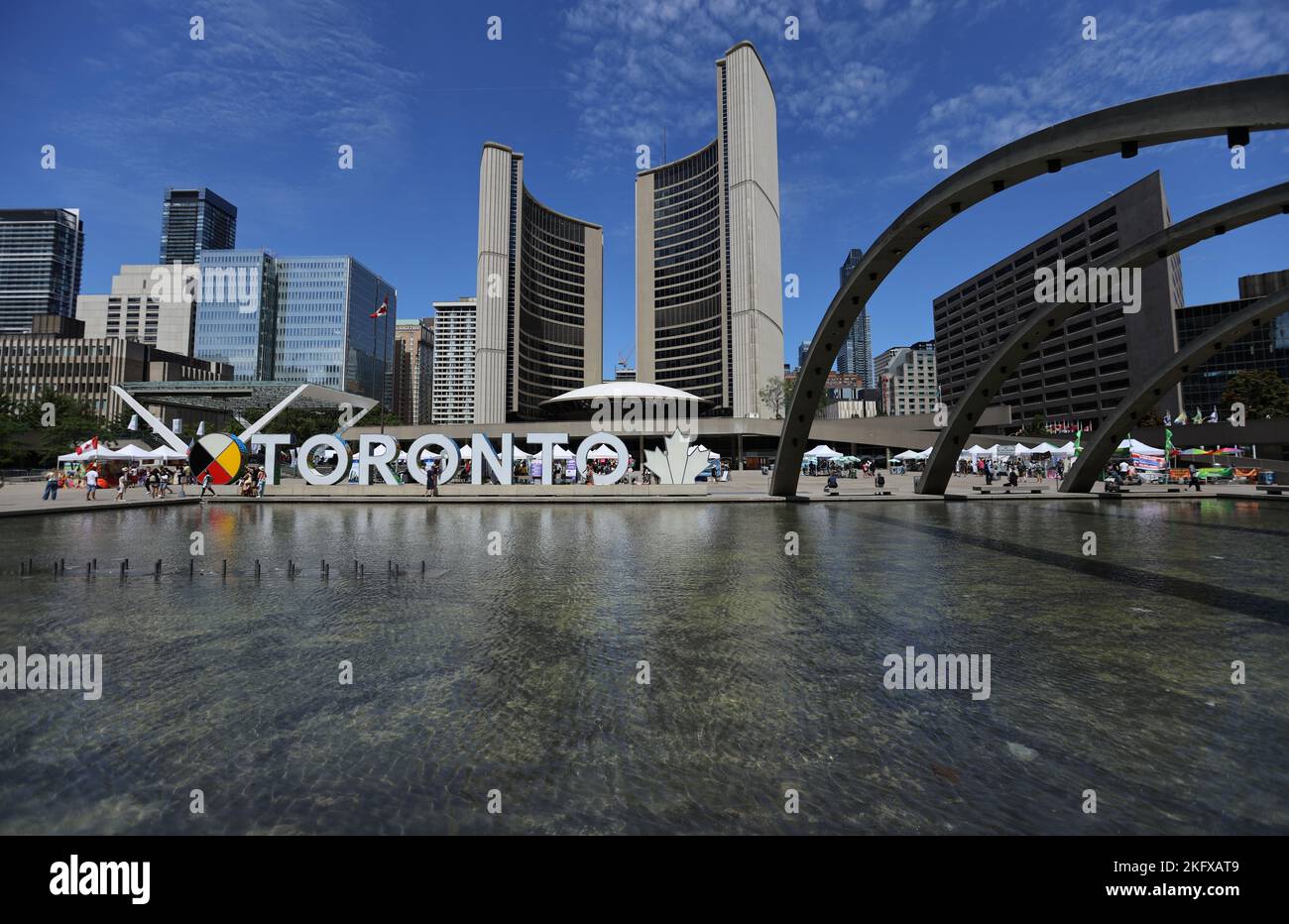 Das neue Rathaus in Toronto Stockfoto