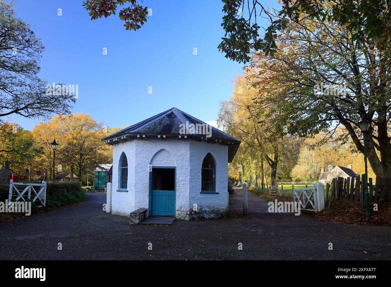 Das Tollhouse, St. Fagans National Museum of Histor. Amgueddfa Werin Cymru. Aufgenommen Im November 2022. Herbst. Stockfoto