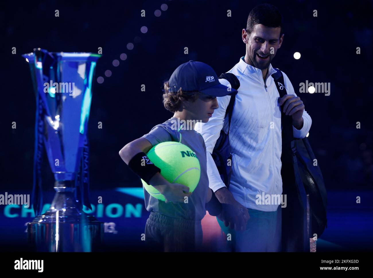Tennis ATPFinale Turin Pala Alpitour, Turin, Italien 20. November 2022 der serbische