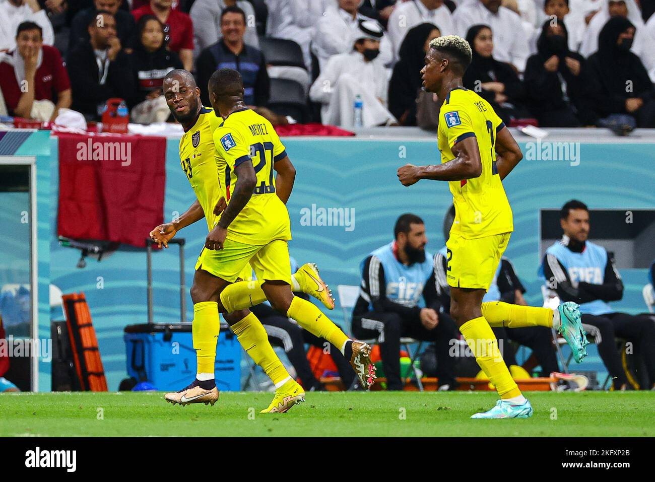 Dominguez Alexander während der FIFA Fußball-Weltmeisterschaft, Katar. , . In Al Khor, Katar. (Foto von Pawel Andrachiewicz/PressFocus/Sipa USA) Quelle: SIPA USA/Alamy Live News Stockfoto