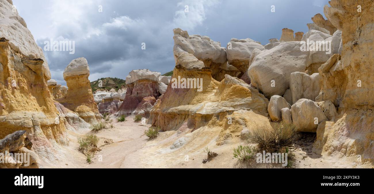 Einheimische Amerikanische Farbminen Stockfoto