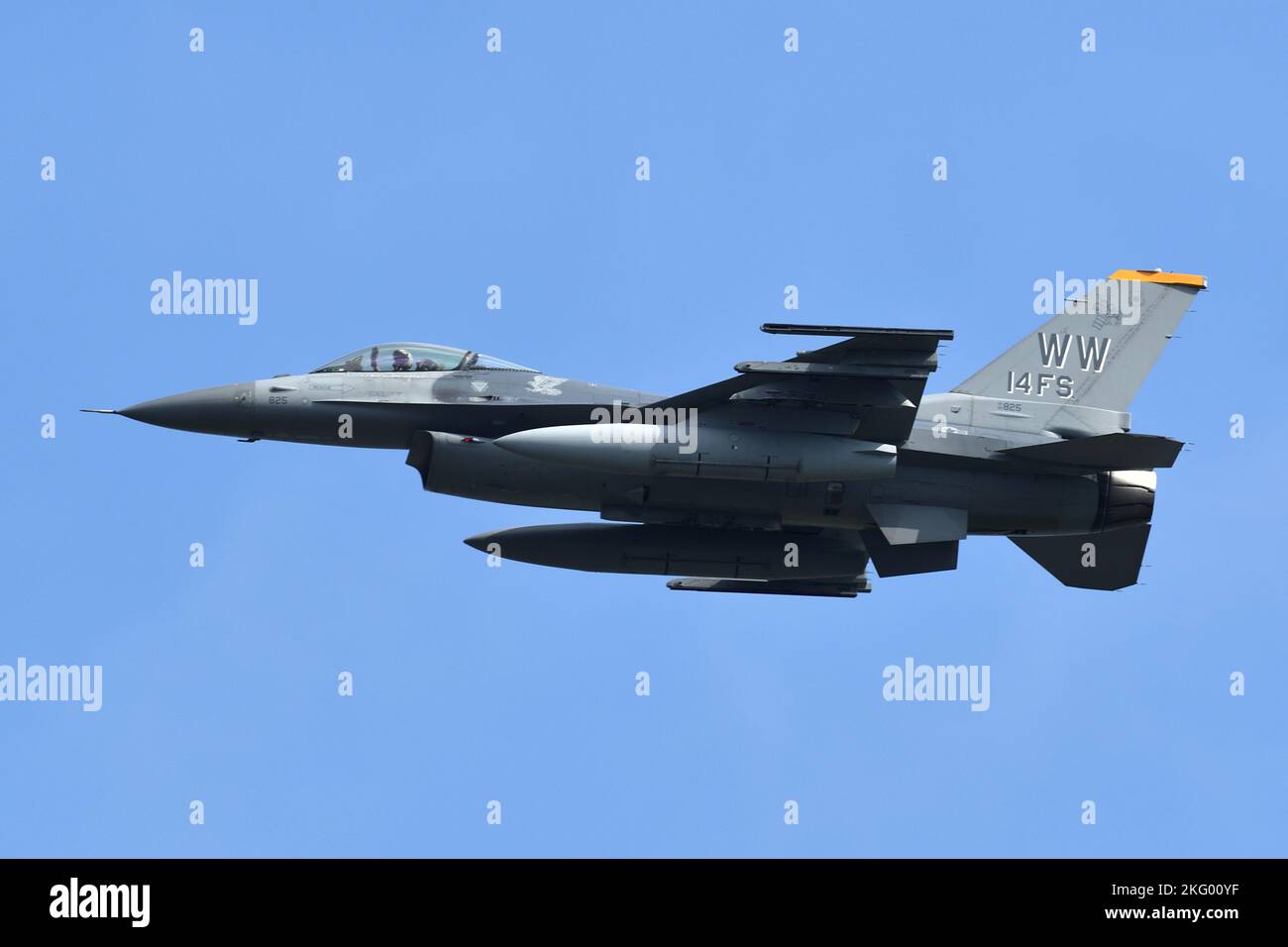 Präfektur Aomori, Japan - 11. September 2022: United States Air Force Lockheed Martin F-16C Fighting Falcon Multirole Fighter Aircraft. Stockfoto