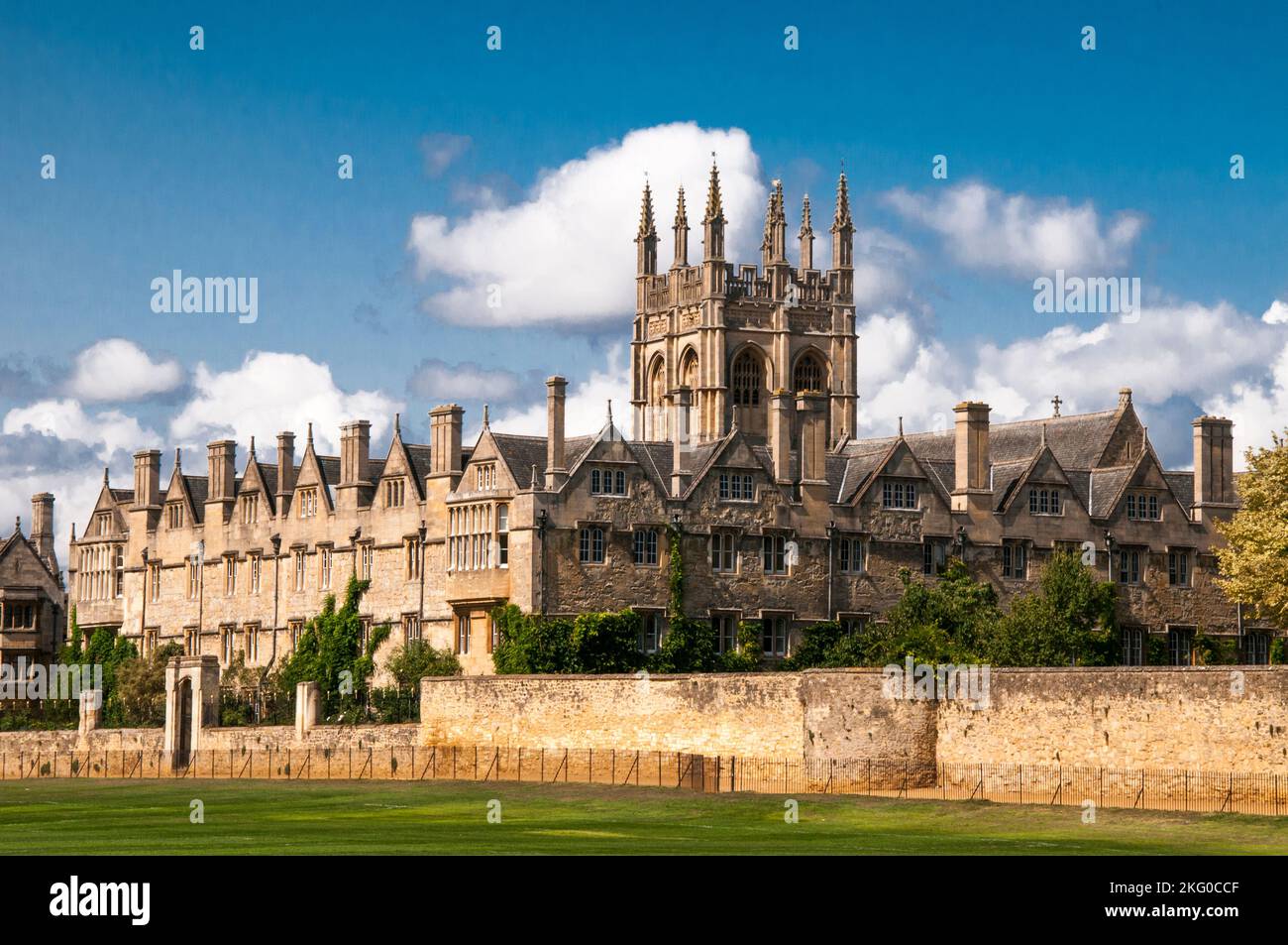 Merton College, gegründet 1264 AD, Oxford University, England Stockfoto