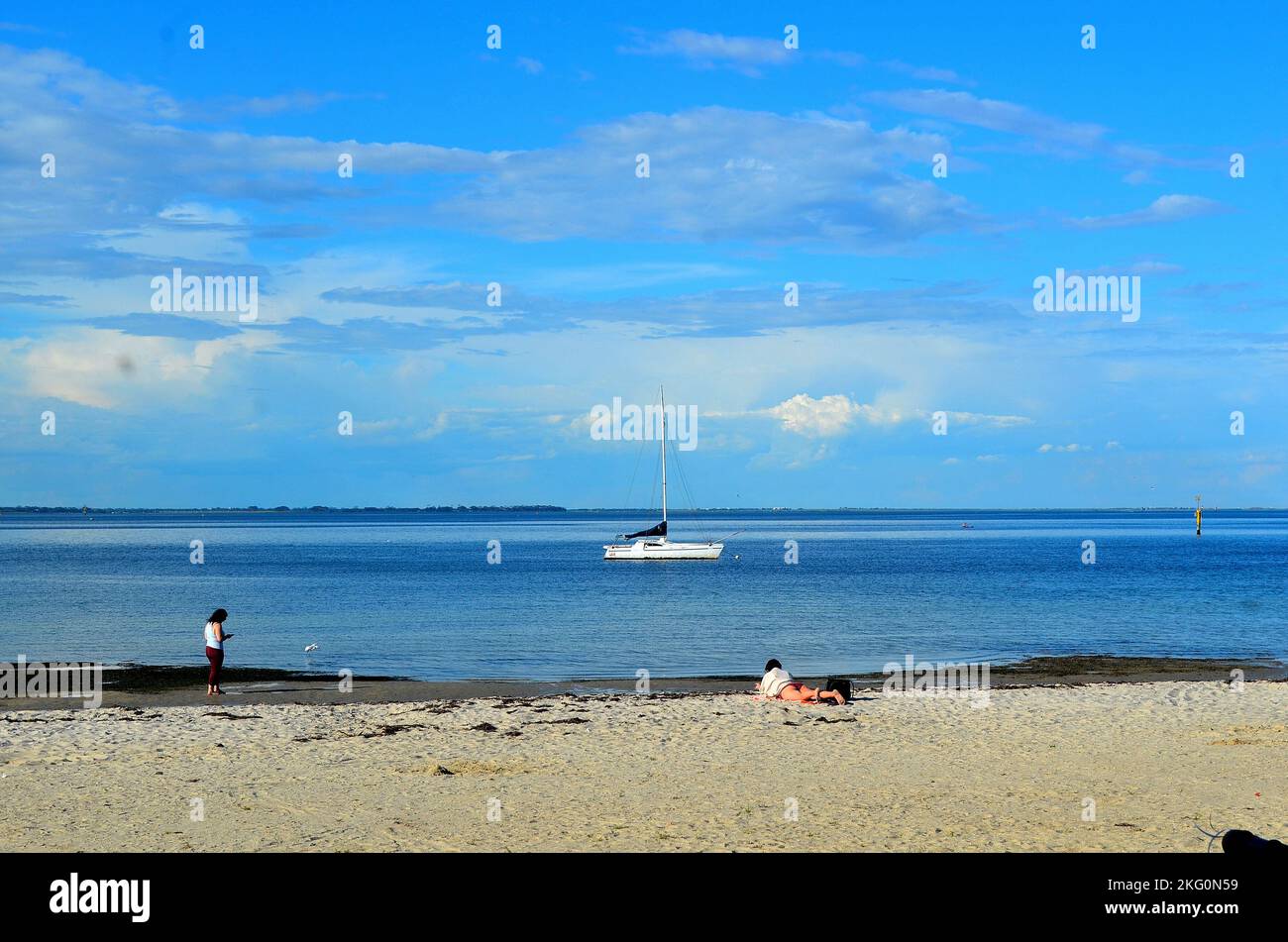 Eastern Beach Ufer in Geelong Victoria Australien Stockfoto