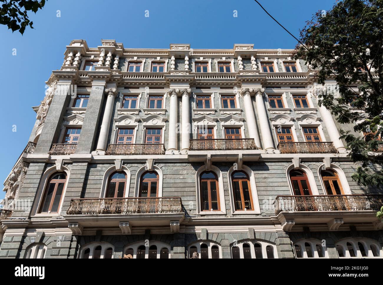 Ismail Building, Zara Store, Flora Fountain, Hutatma Chowk, Bombay, Mumbai, Maharashtra, Indien Stockfoto